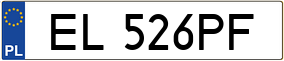 Truck License Plate